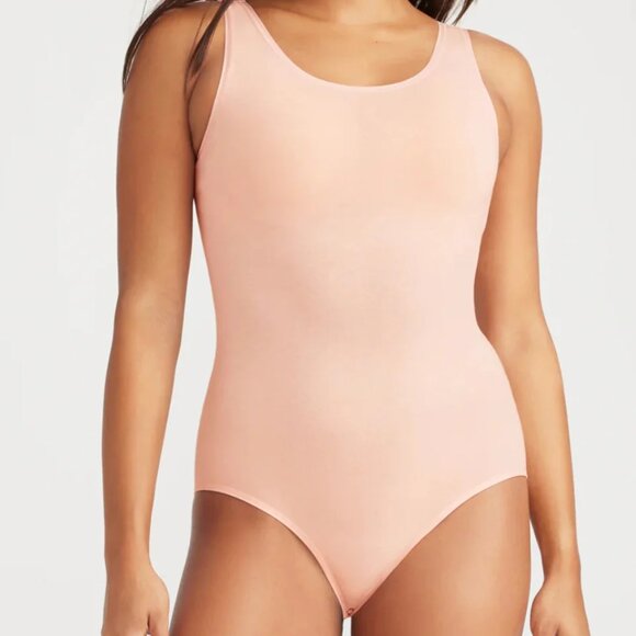 NWT Yummie Ruby Shaping Full Back Bodysuit Peach L/XL - Picture 1 of 6